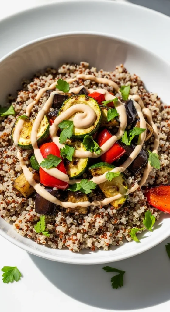 7. Grilled Vegetable Quinoa Bowl