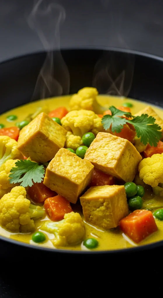 7. Tofu Vegetable Curry