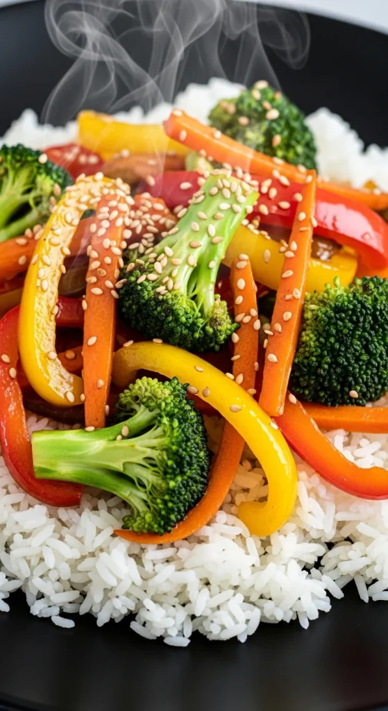 7. Vegetable Stir-Fry with Rice