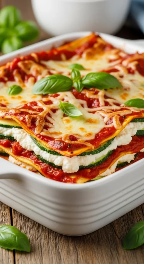 7. Zucchini Lasagna