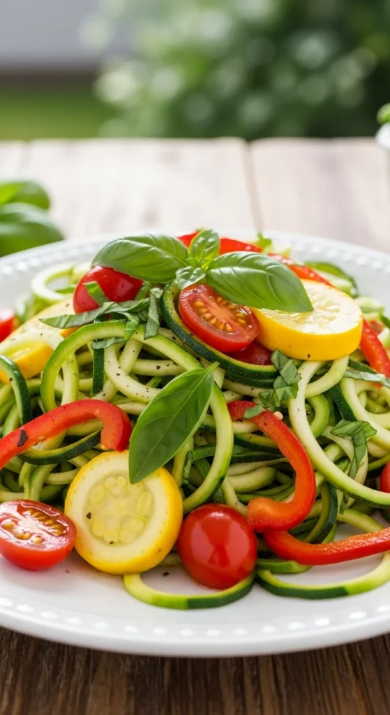 7. Zucchini Noodle Primavera