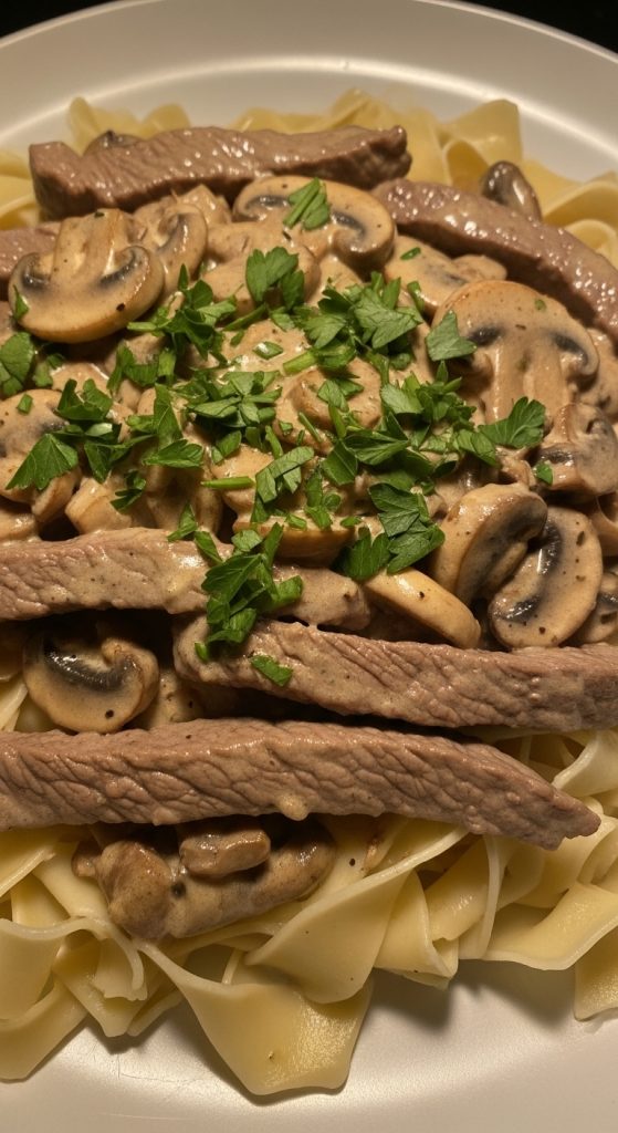8. Beef Stroganoff