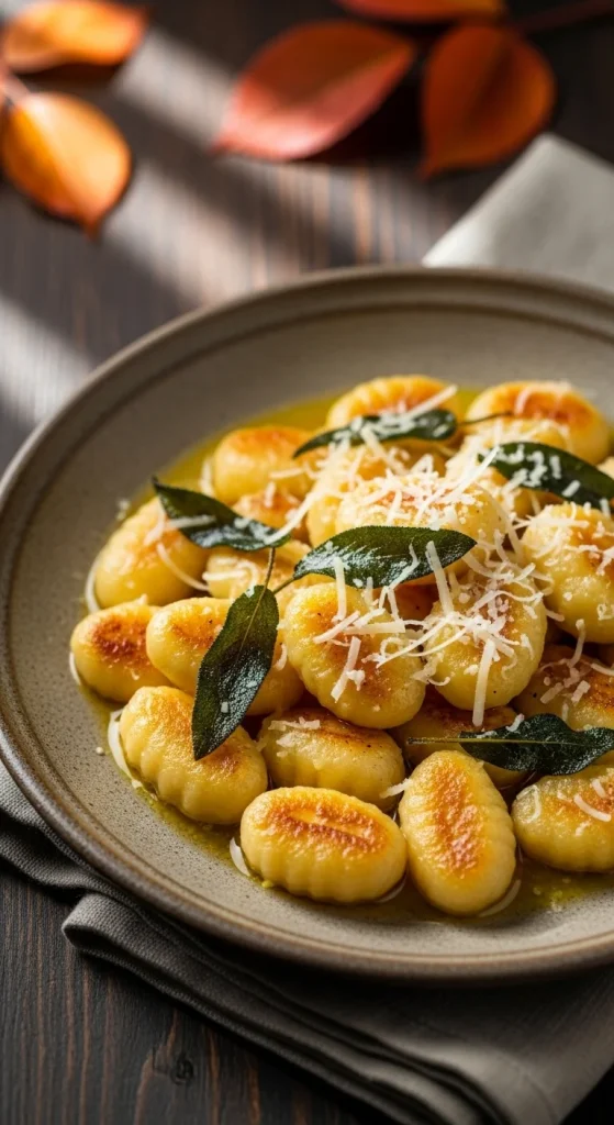 8. Butternut Squash Gnocchi with Sage Butter
