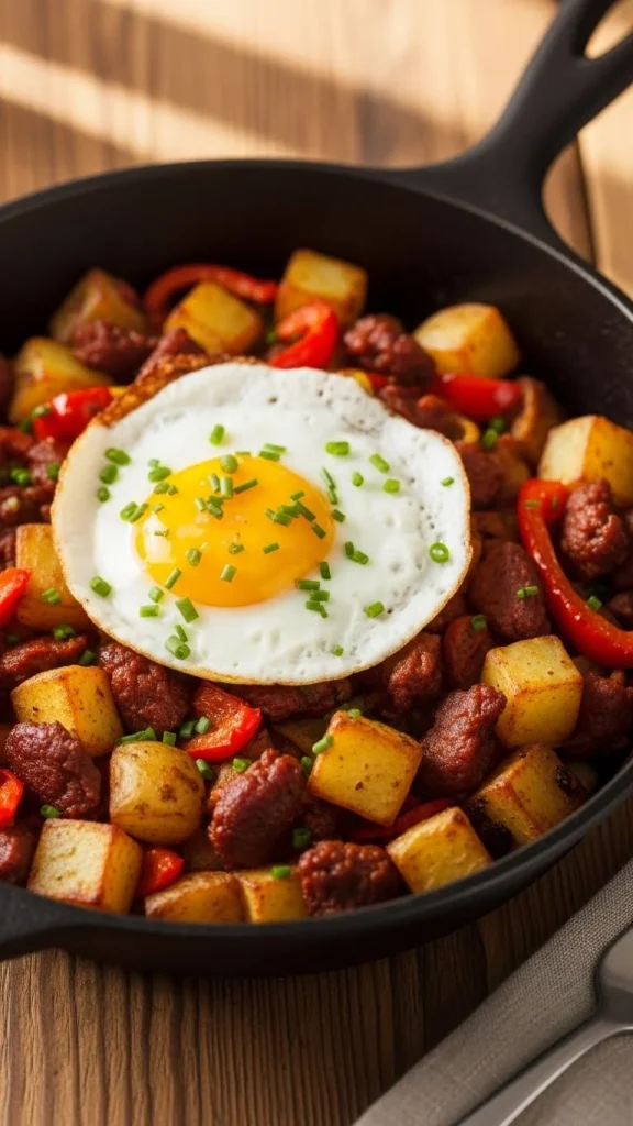 8. Chorizo and Potato Hash