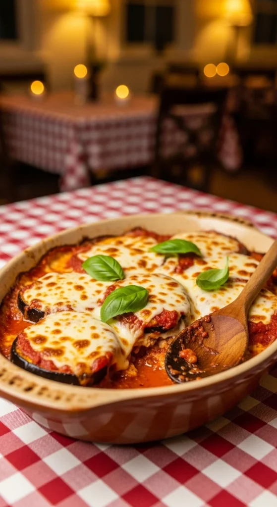 8. Eggplant Parmesan Bake