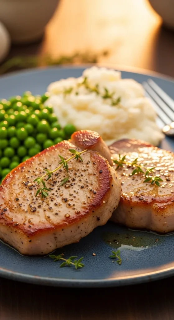 8. Garlic Butter Pork Chops