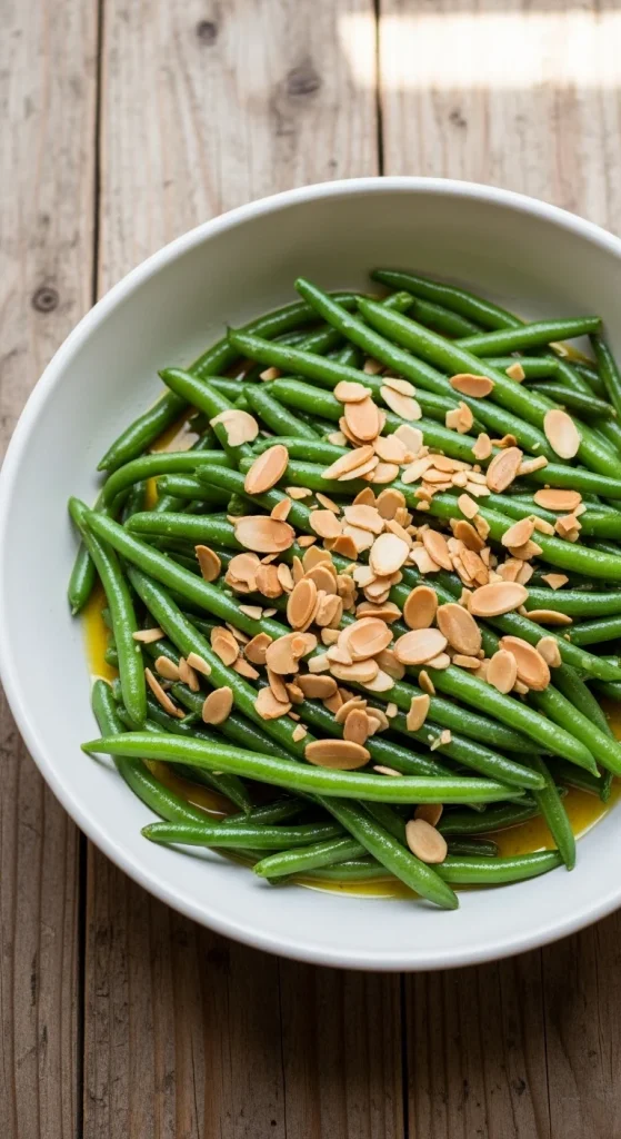 8. Green Bean Almondine