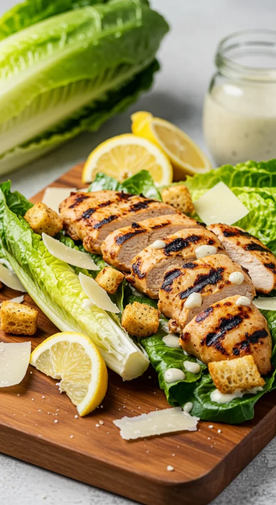 8. Grilled Chicken Caesar Salad