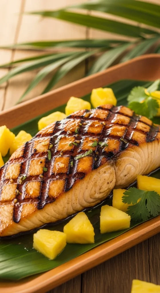 8. Grilled Mahi-Mahi with Pineapple Glaze