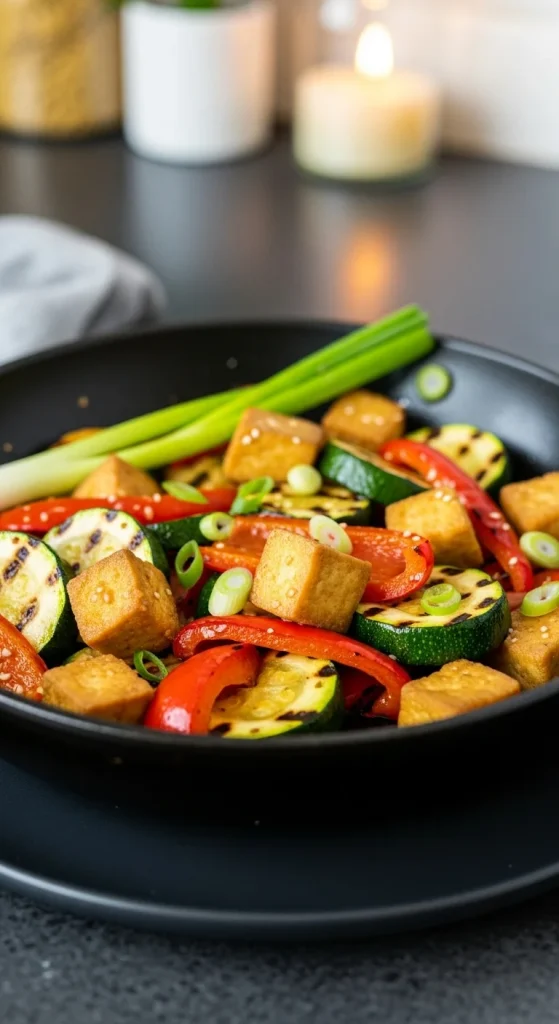 8. Grilled Vegetable and Tofu Stir-Fry