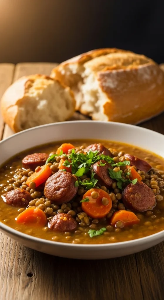 8. Lentil and Sausage Stew (1)