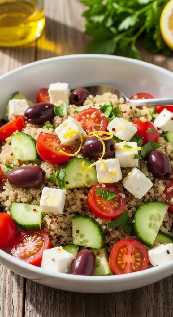 8. Mediterranean Quinoa Salad