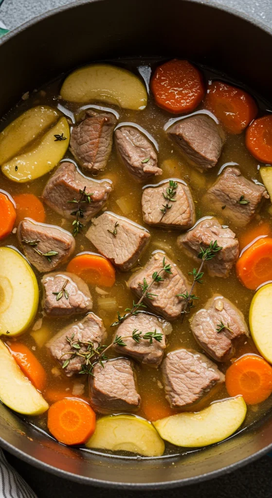 8. Pork and Apple Stew