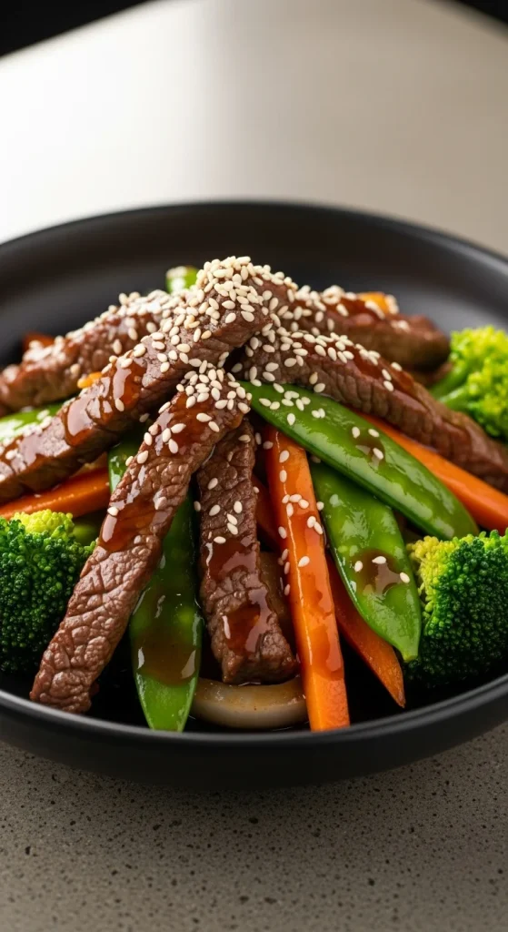 8. Teriyaki Beef Stir-Fry