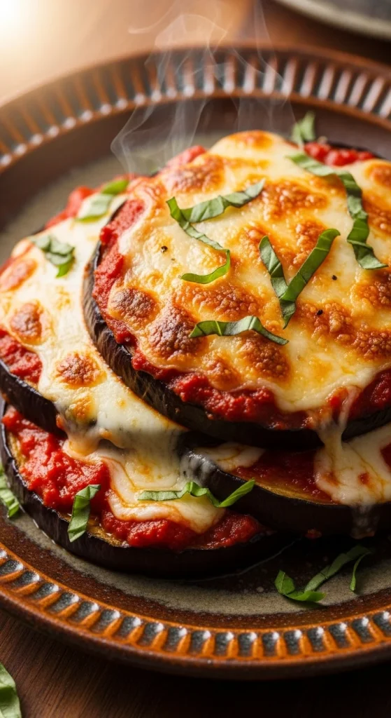 9. Baked Eggplant Parmesan