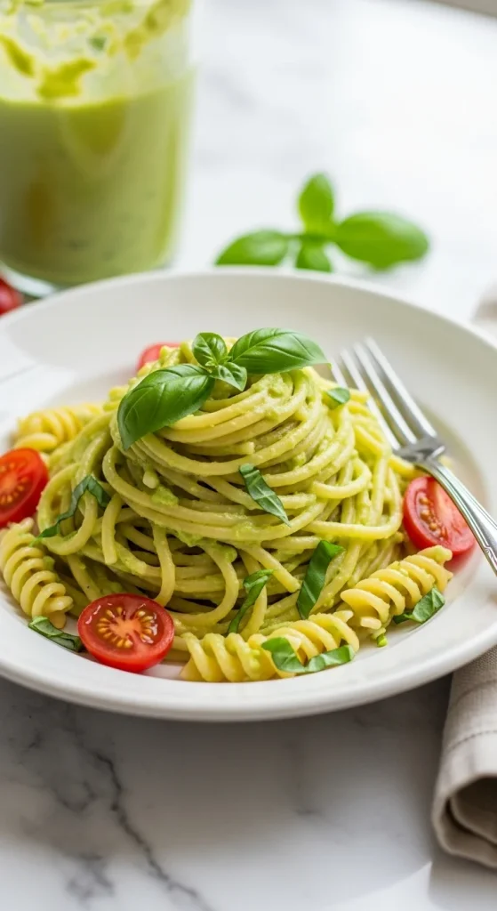 9. Creamy Avocado Pasta