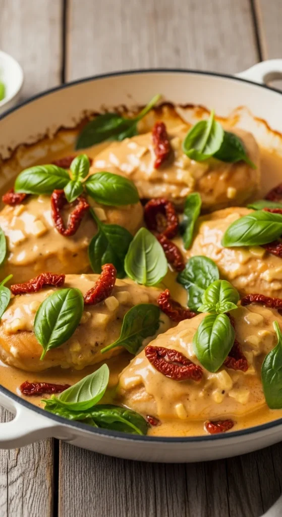 9. Creamy Tuscan Chicken