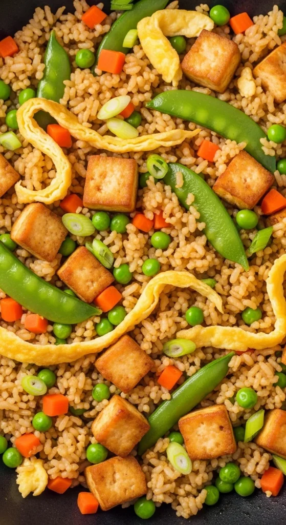 9. Egg Fried Rice with Tofu