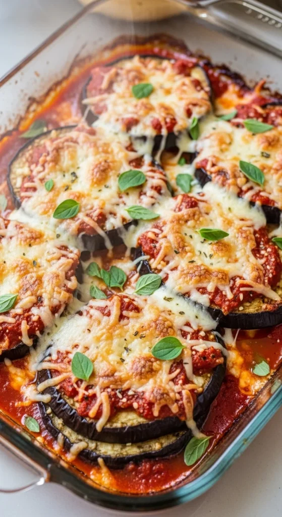 9. Eggplant Parmesan Casserole