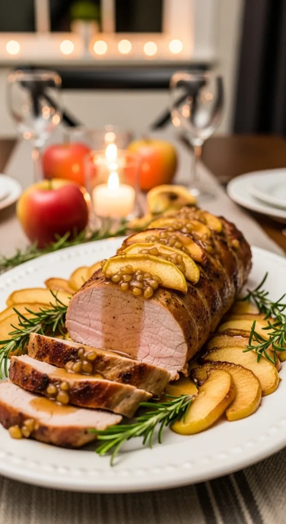 9. Pork Tenderloin with Apple Glaze