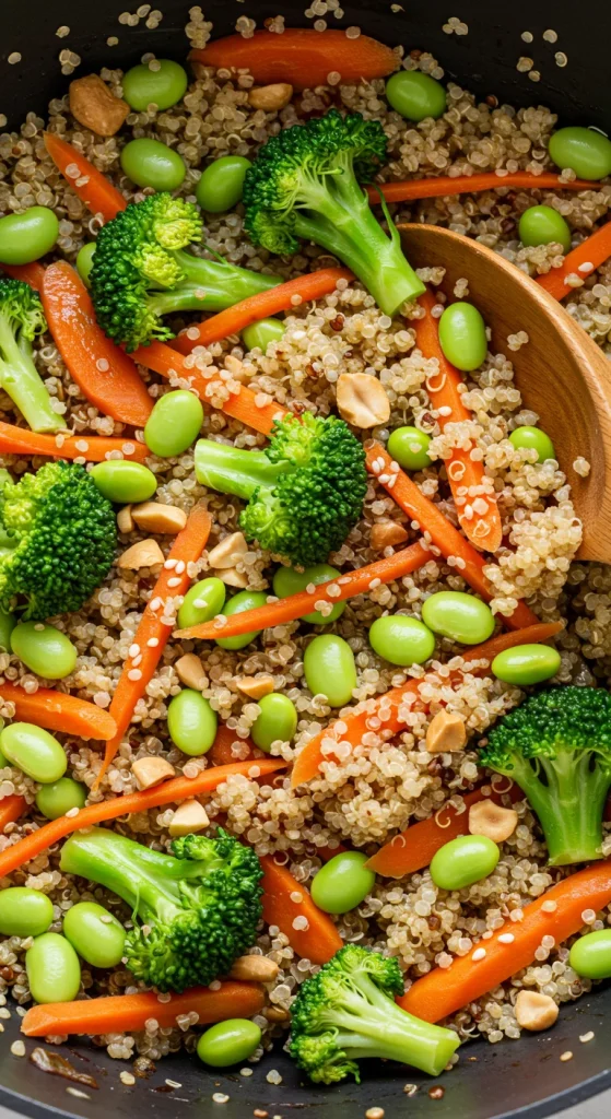 9. Quinoa Veggie Stir