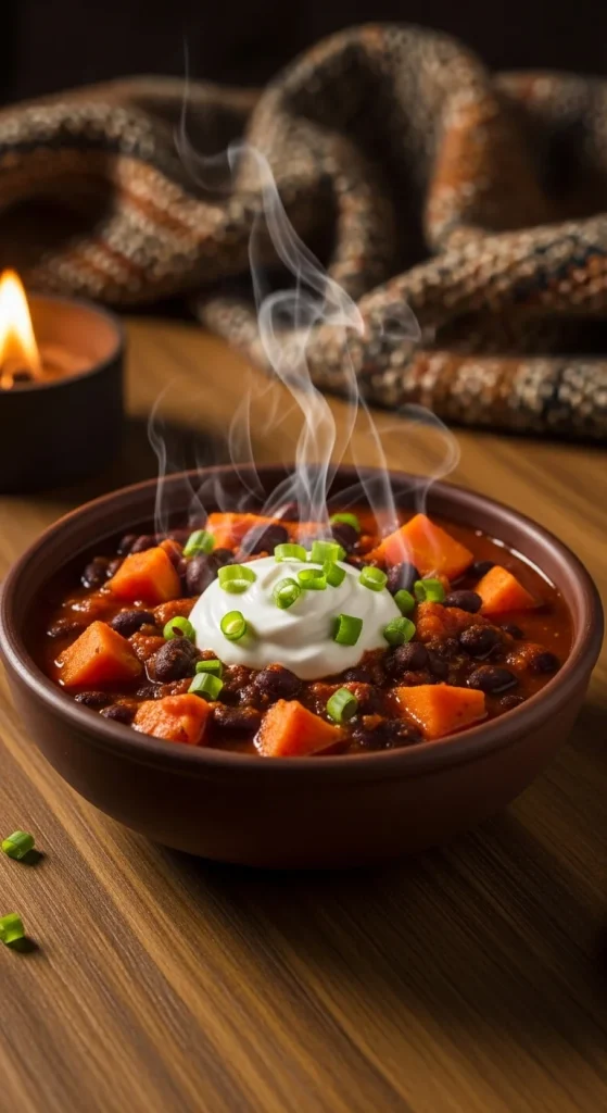9. Sweet Potato Black Bean Chili