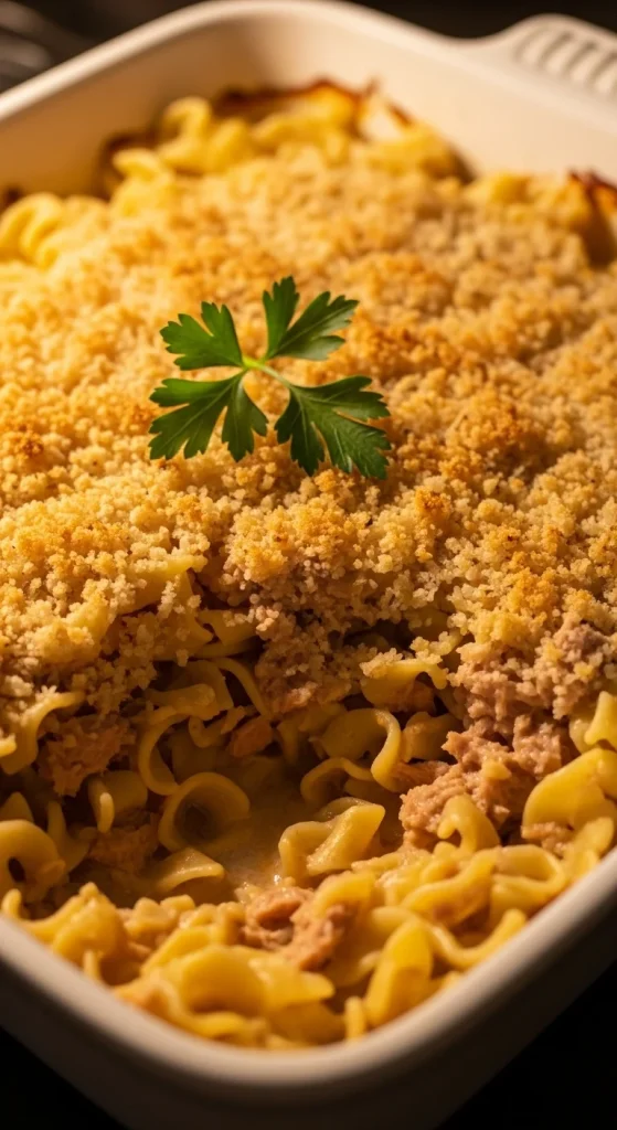 9. Tuna Noodle Casserole