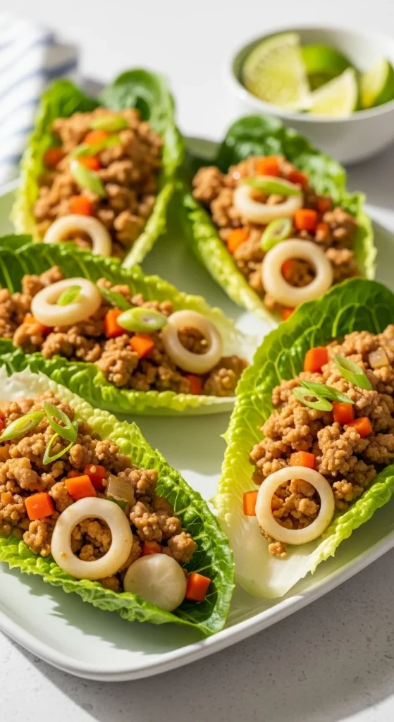 9. Turkey and Veggie Lettuce Wraps