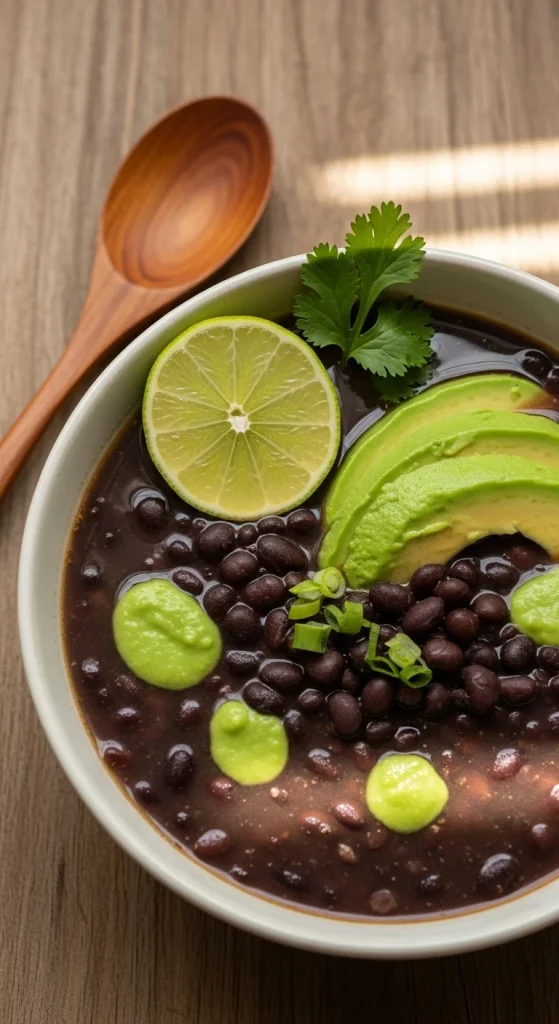 9. Vegetarian Black Bean Soup