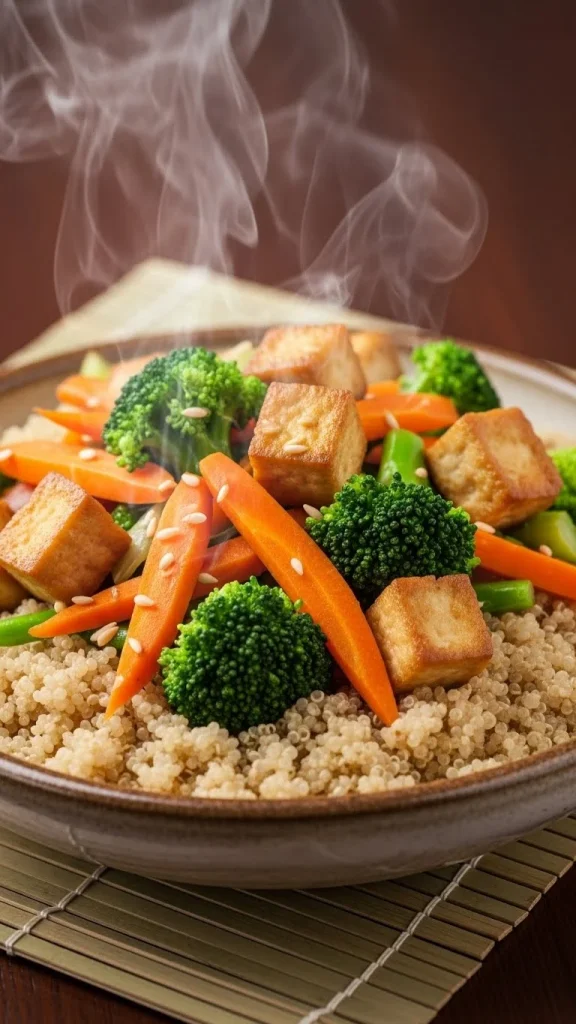 Recipe 1 15-Minute Stir-Fried Veggie Tofu Bowl