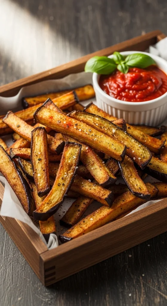 Recipe 1 Crispy Eggplant Fries