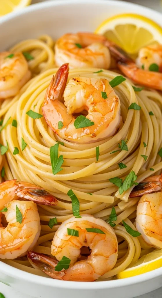 Recipe 1 Lemon Garlic Shrimp Scampi