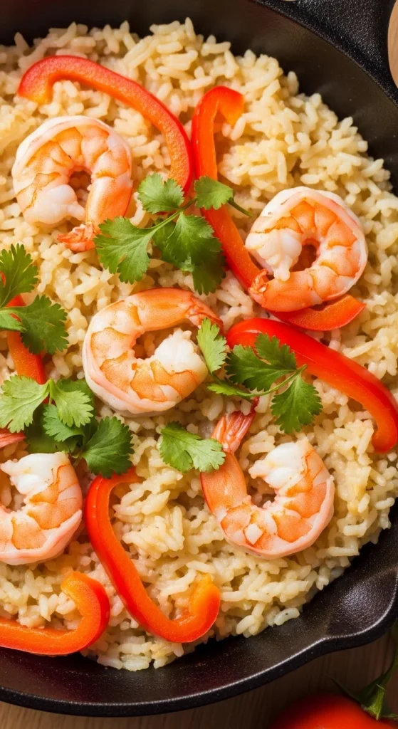 Recipe 1 Spicy Coconut Rice with Shrimp