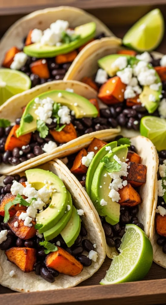 Recipe 2 Black Bean & Sweet Potato Tacos