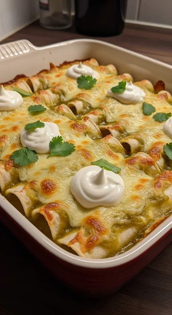 Recipe 2 Chicken Enchiladas Verdes