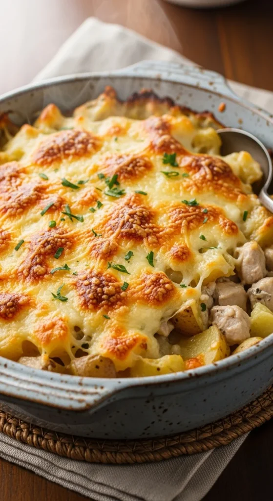 Recipe 2 Creamy Mushroom and Spinach Casserole