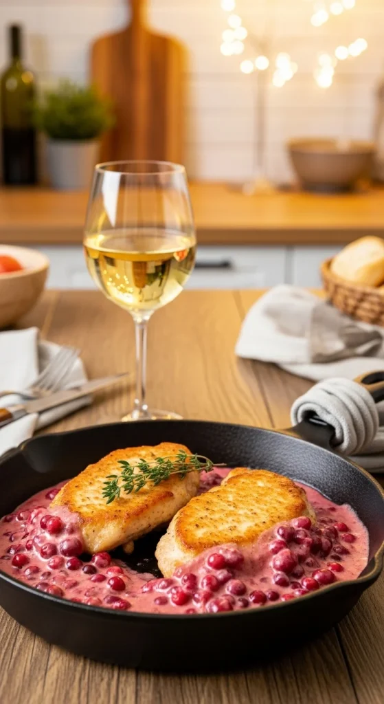 Recipe 2 Creamy Turkey and Cranberry Skillet