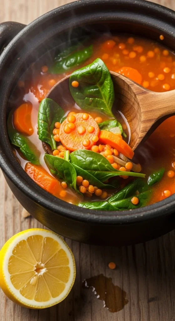 Recipe 2 Spicy Lentil and Vegetable Sou