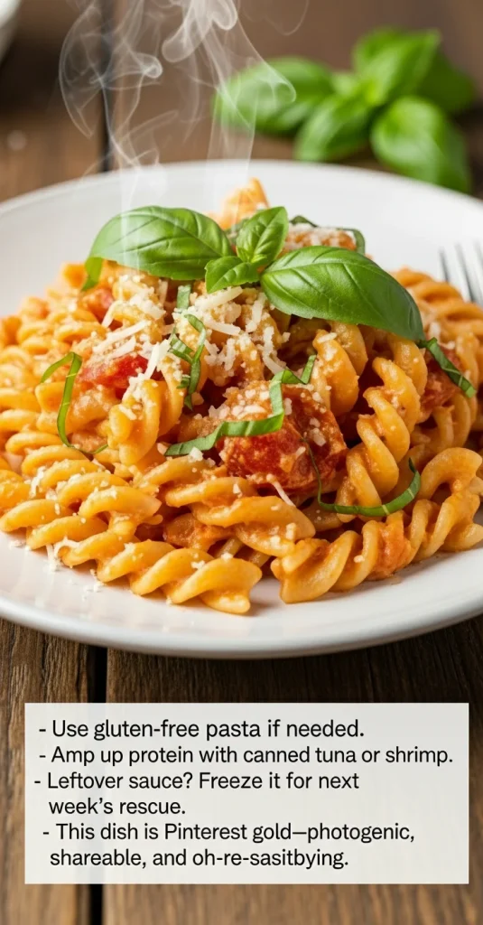 Recipe 2_ Creamy Tomato Pasta in a Flash