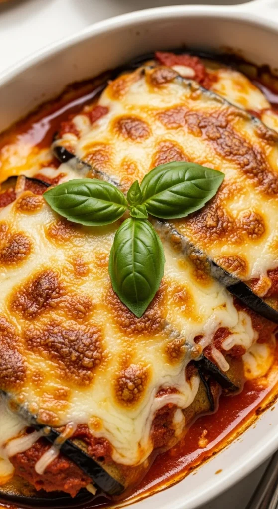 Recipe 3 Cheesy Eggplant Parmesan
