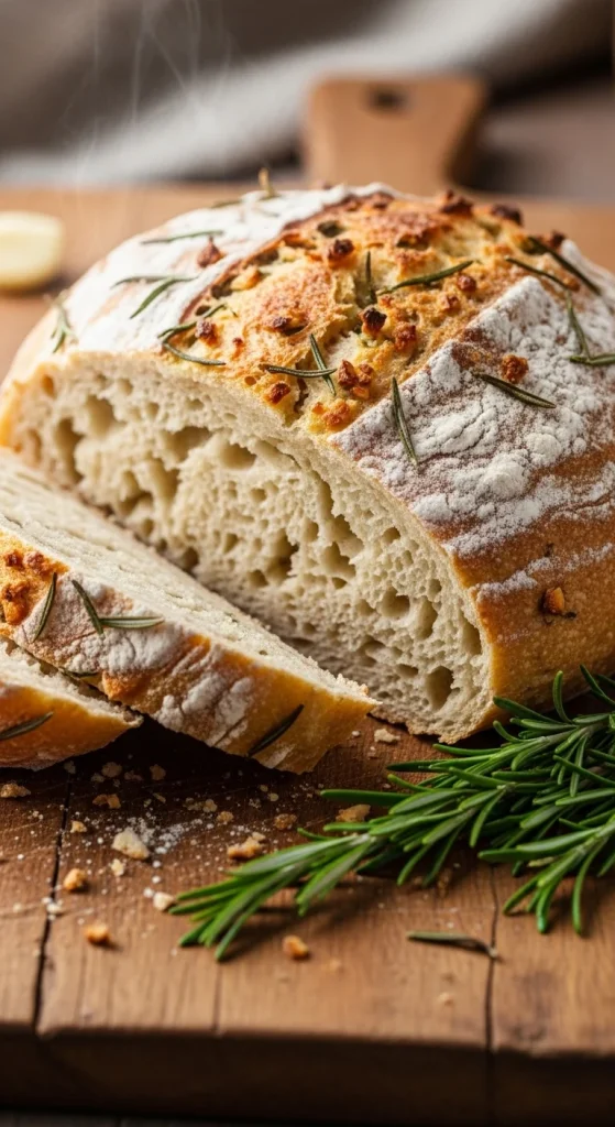 Recipe 3 Rustic Rosemary Garlic Bread (Sidekick)