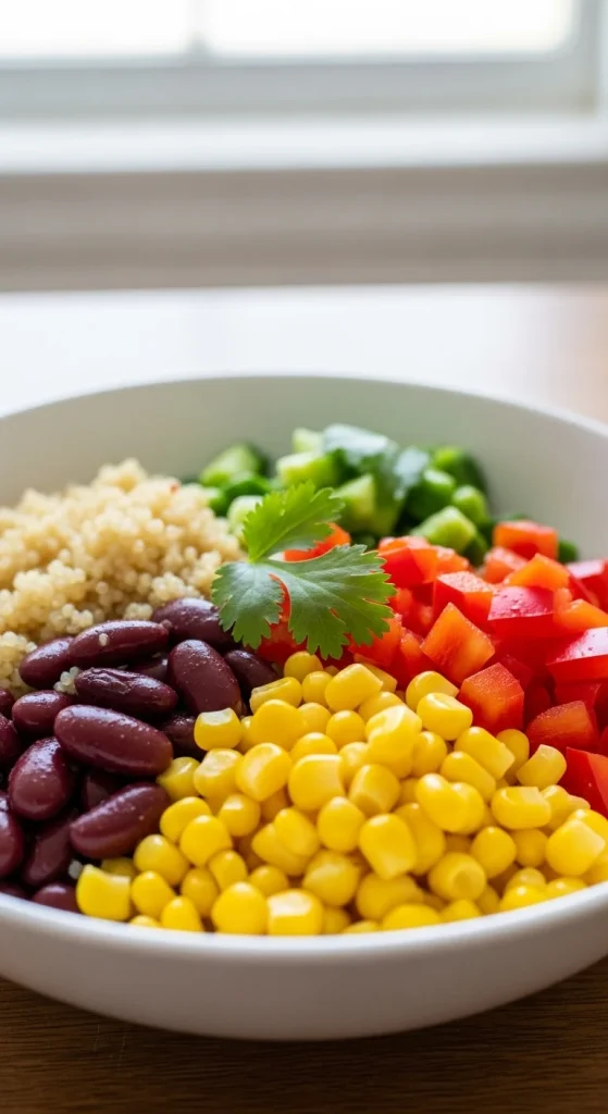 Recipe 3 Spicy Red Bean & Quinoa Bowl