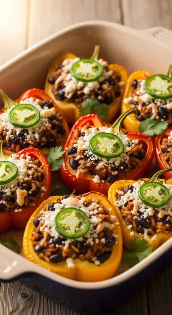 Recipe 3 Vegetarian Mexican Stuffed Pepper