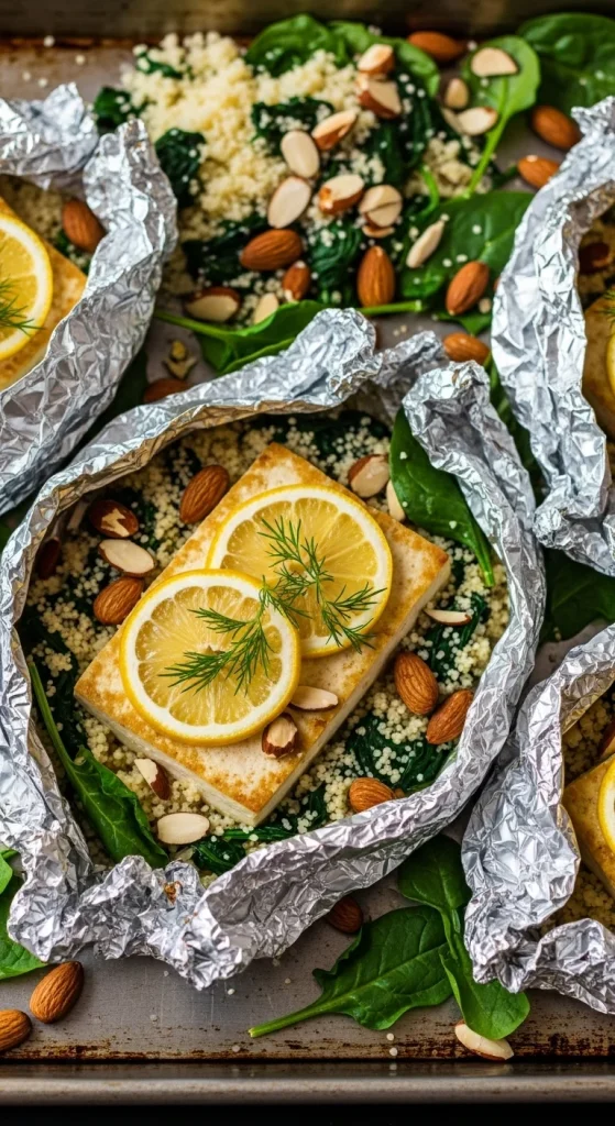 Recipe 3_ Lemon Herb Salmon with Couscous and Greens