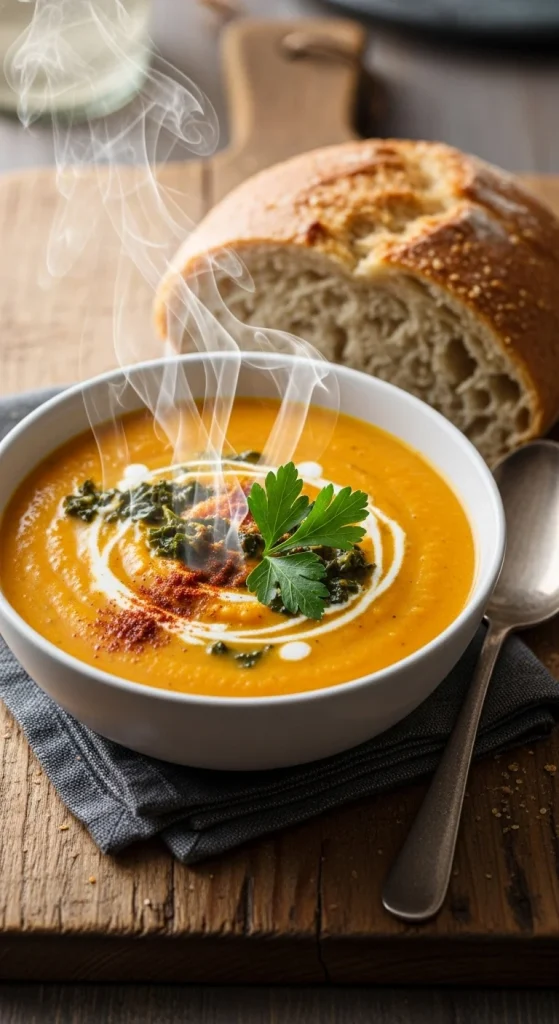 Recipe Spotlight Creamy Sweet Potato and Kale Soup