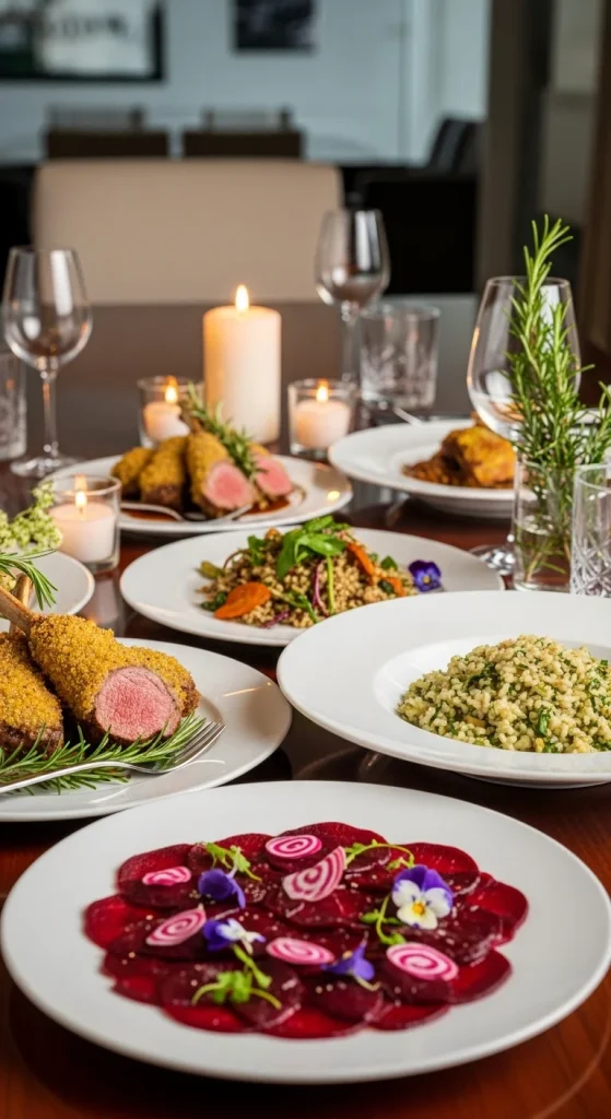 gourmet dinner recipes