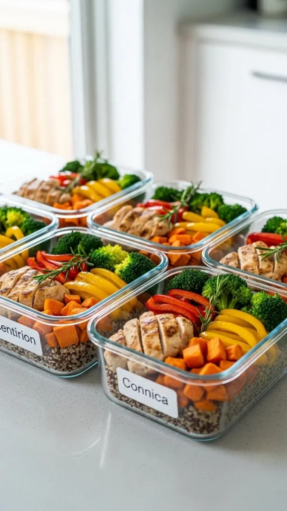 how to meal prep healthy dinners